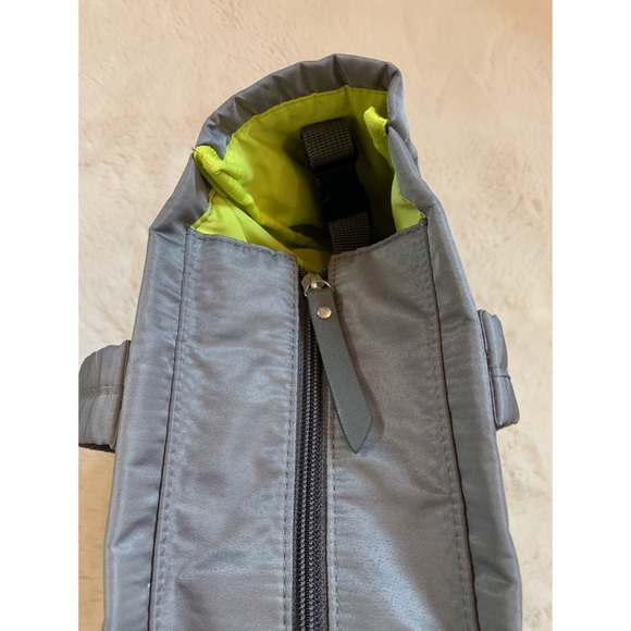 SkipHop, gray and lime green diaper bag EUC - Picture 16 of 16